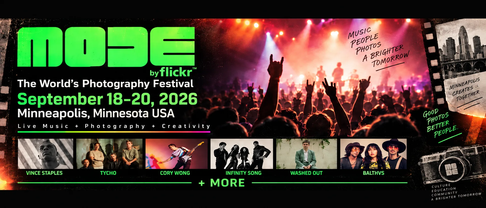 MODE by flickr - The World's Photography Festival, September 18-20, 2026, Minneapolis, Minnesota