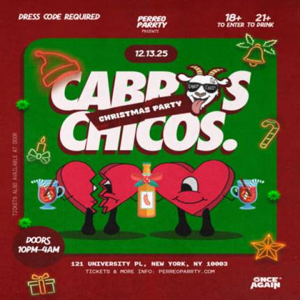 Cabros Chicos Christmas Latin Dance Party