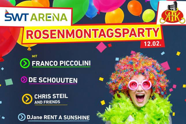 Die größte Rosenmontagsparty Triers!