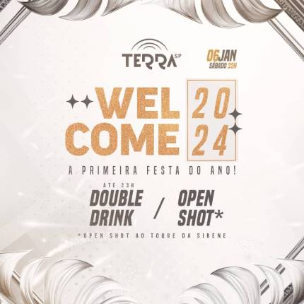 Welcome 2024 - A Primeira Festa do Ano