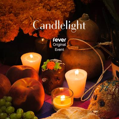 Candlelight Día De Los Muertos Celebrating the Day of the Dead