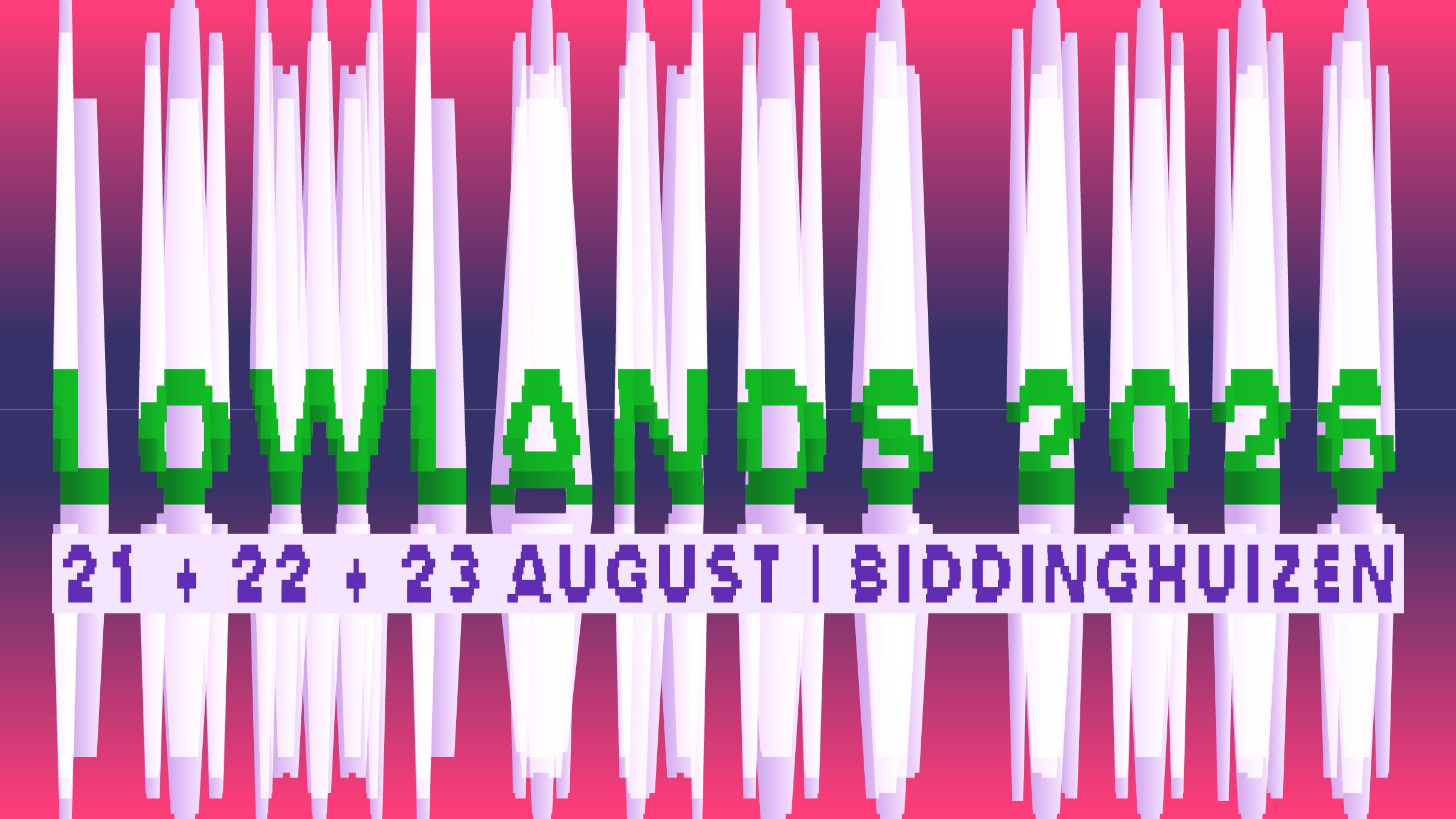Lowlands 2026 - EASY CAMP - 4x Pharaoh 2P + partytent