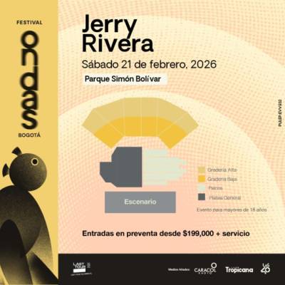 Jerry Rivera – Festival Ondas Bogotá 2026