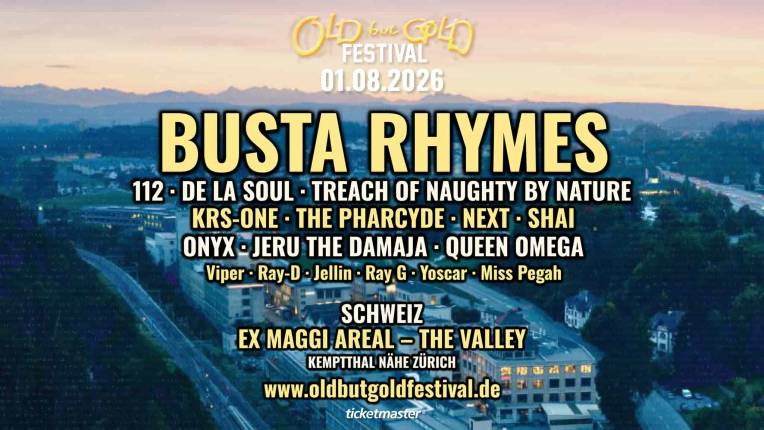 Old but Gold Ü30 Hip Hop Festival Schweiz