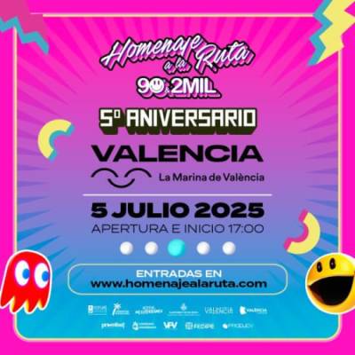 Homenaje a la Ruta 90's & 2MIL Valencia 2025