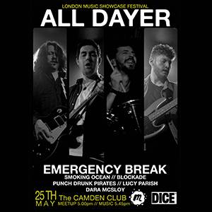 Festival ALL-DAYER Gig & Drinks @The Camden Club