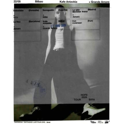 Hofe + Grande Amore en Kafe Antzokia, Bilbao 2026