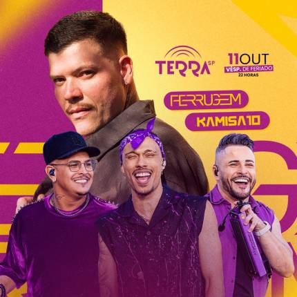 Ferrugem e Kamisa 10 no Terra SP
