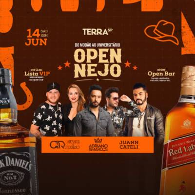 Opennejo Open Bar Sertanejo no Terra SP