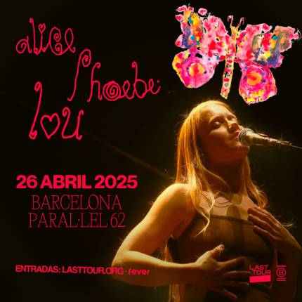 Alice Phoebe Lou en Sala Paral·lel 62, Barcelona 2025