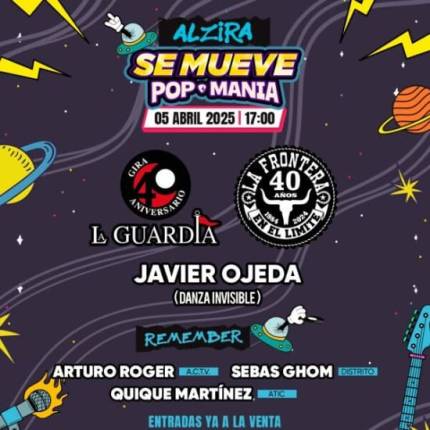 Alzira se mueve Pop Mania 2025