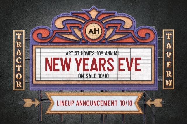 Artist Home New Year's Eve!