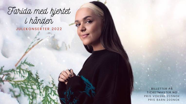 Farida med hjertet i hånden - Juleturné