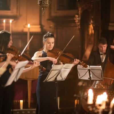 Bach and Vivaldi Double Violin Concertos by Candlelight