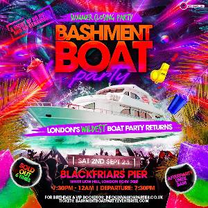 Bashment Boat Party - Summer Closing Boat Party