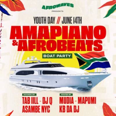 YOUTH DAY | Afrobeats & Amapiano Sunset Boat Party South Africa Cruise