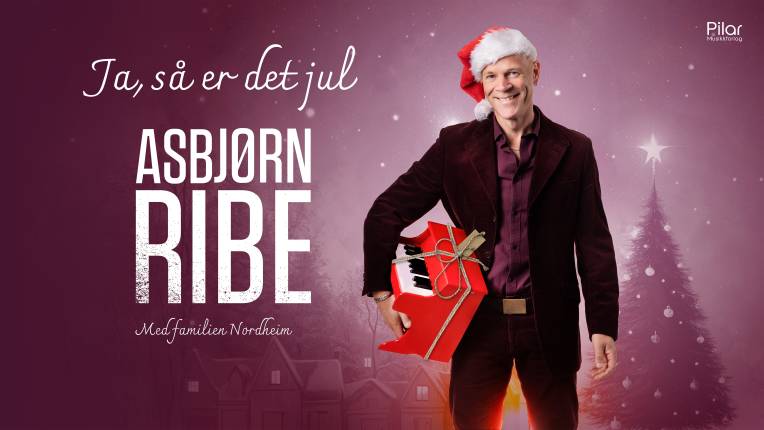 Asbjørn Ribe med familien Nordheim