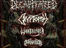 DECAPITATED, CRYPTOPSY, WARBRINGER, CARNATION