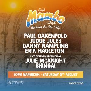 Cafe Mambo Classics In The City at York Barbican