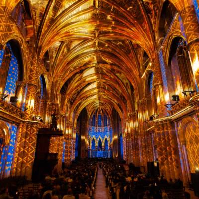 LUMINISCENCE - Cathédrale de Bordeaux  Histoire, Vidéo Mapping 360° et Musique Live
