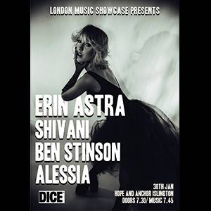 ERIN ASTRA Gig & Drinks @TRAM in TOOTING BROAD