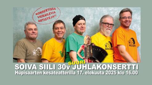 Soiva siili 30v Suuri juhlakonsertti