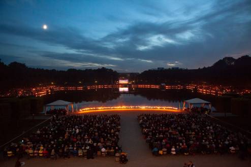 Musik und Licht am Hollersee