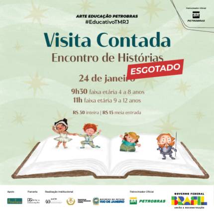 [ESGOTADO] Visita Contada Encontro de Histórias