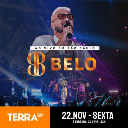 Show do Belo no Terra SP