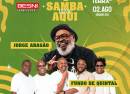 Besni Apresenta Show O Samba Vive Aqui com Jorge Aragão e Fundo de Quintal no Terra SP