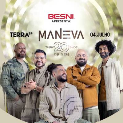 Besni Apresenta Show do Maneva | Turnê 20 Anos - Origem no Terra SP