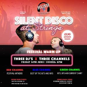 Hush Silent Disco at Strings Bar