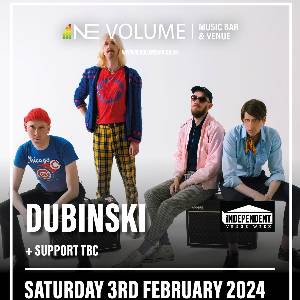 Independent Venue Week: Dubinski + Support