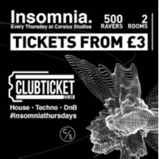 Insomnia London | House, Techno, DNB
