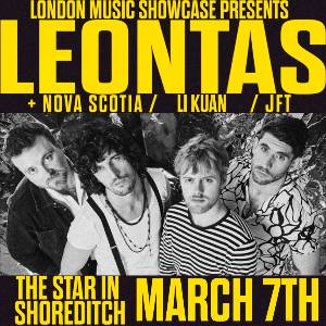 LEONTAS Gig & Drinks @ STAR in Shoreditch