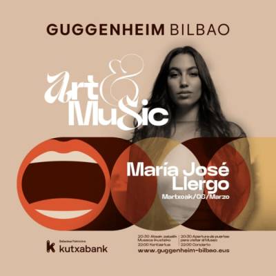 María José Llergo - Art&Music Museo Guggenheim Bilbao 2025 Patrocinado por Kutxabank