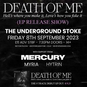 Mercury supporting Death Of Me