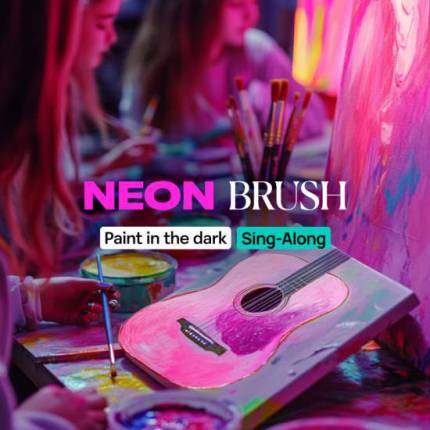 Neon Brush Sing-Along Paint and Sing Experience for Swifties