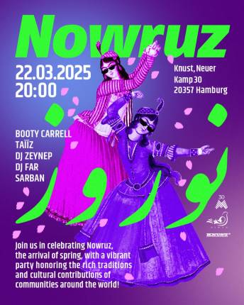 NOWRUZ: BOOTY CARRELL + TAĪĪZ + DJ ZEYNEP + DJ FAR + SARBAN