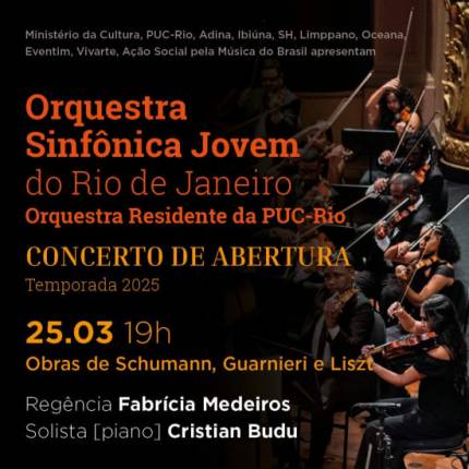 Orquestra Sinfônica Jovem do Rio de Janeiro com Cristian Budu – Concerto de Abertura da Temporada 2025