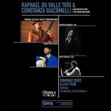 Raphael Du Valle Trío + Constanza Giacomelli