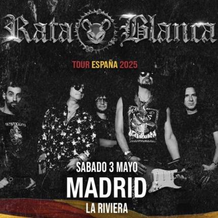 RATA BLANCA en MADRID (LA RIVIERA)