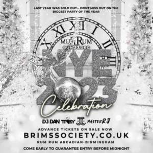 RUM RUM BIRMINGHAM PRESENTS ?? NYE EVE PARTY 2024