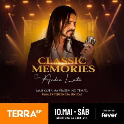 Show Classic Memories com André Leite no Terra SP