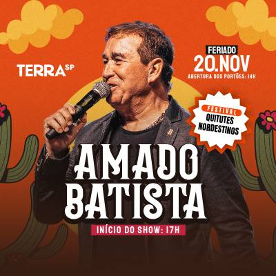 Show do Amado Batista no Terra SP