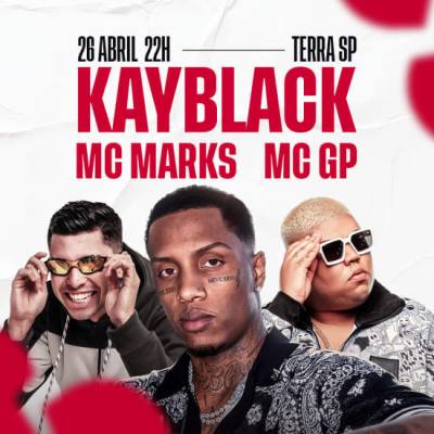 Show do Kayblack, MC Marks e MC GP no Terra SP