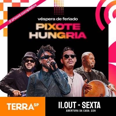 Show do Pixote e Hungria no Terra SP