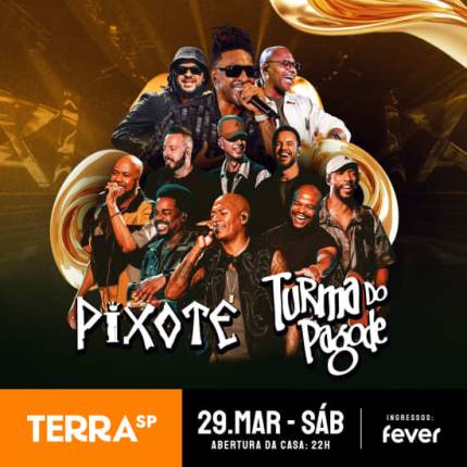 Show do Pixote e Turma do Pagode no Terra SP