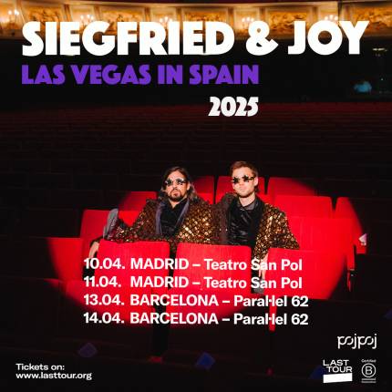 Siegfried & Joy en Sala Paral·lel 62, Barcelona 2025