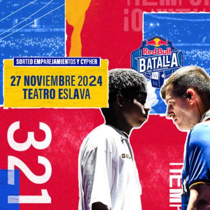 Sorteo Emparejamientos Live Red Bull Batalla Final 2024 - Teatro Eslava